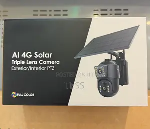Solar 4g Sim Camera Dual Lens 6mp Full Color 2 Way Audio