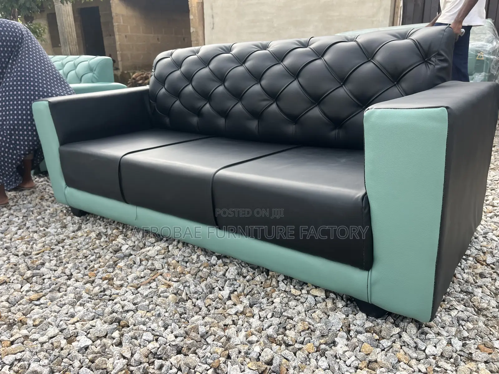 Quality 3in1 Leather Sofa Chair ( Delivery Before Payment)