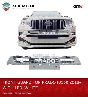 Land Cruiser Prado Front Guard Spoiler Led