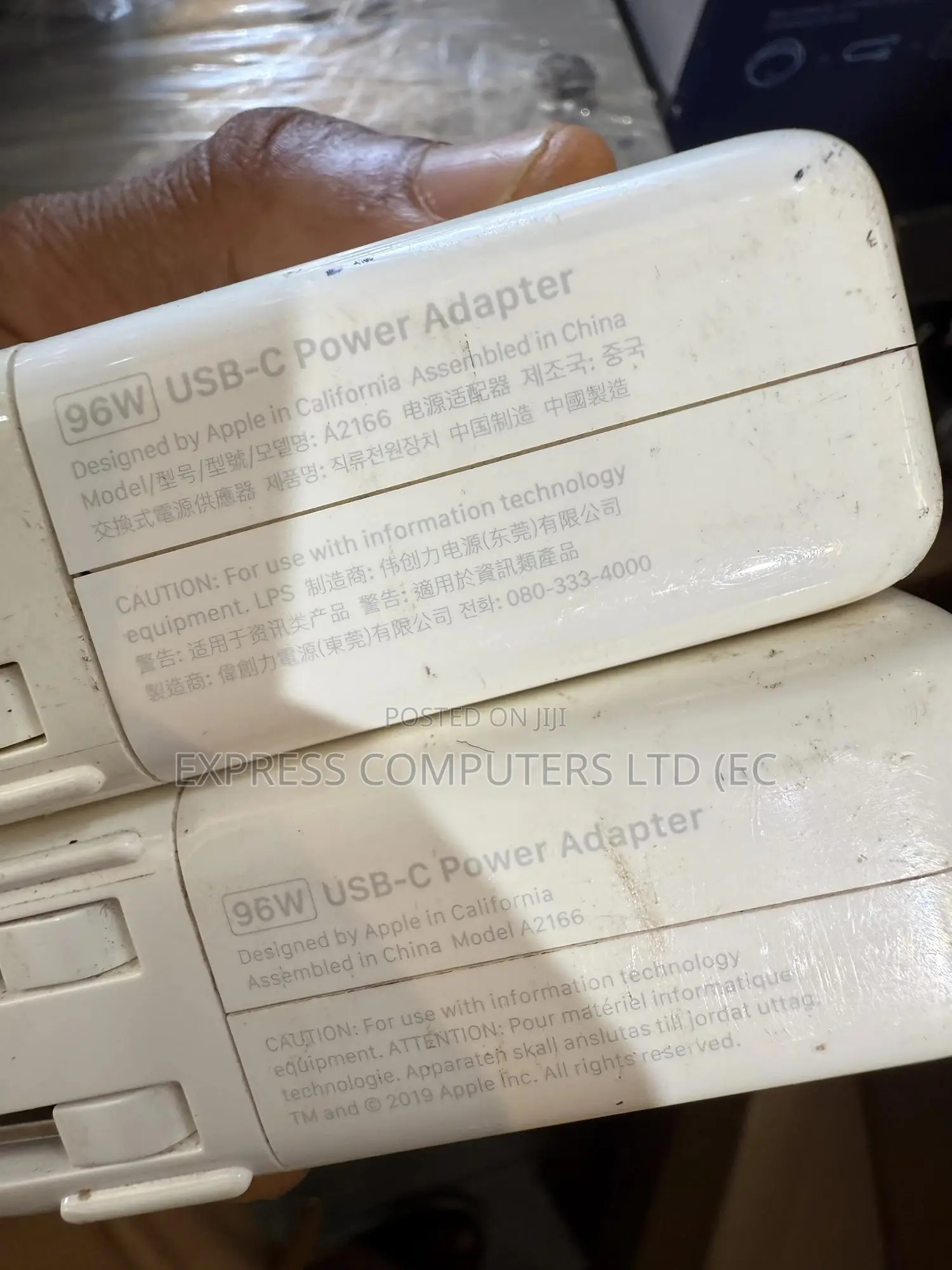 Apple 96w Usb-C Power Adapter A2166 Genuine Grade a Uk Home Used