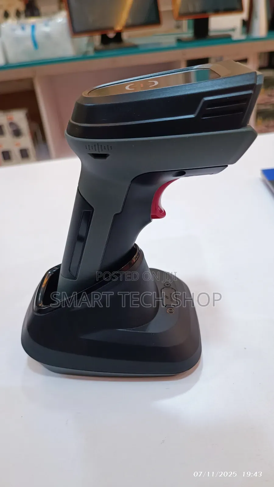 2d Handheld Wireless + Bluetooth Barcode Qr Code Scanner + Charge Base