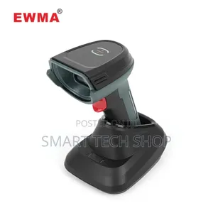2d Handheld Wireless + Bluetooth Barcode Qr Code Scanner + Charge Base