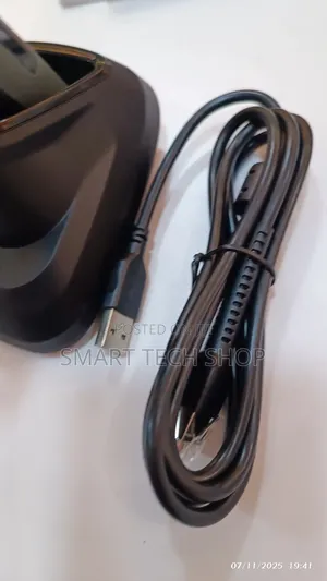 2d Handheld Wireless + Bluetooth Barcode Qr Code Scanner + Charge Base
