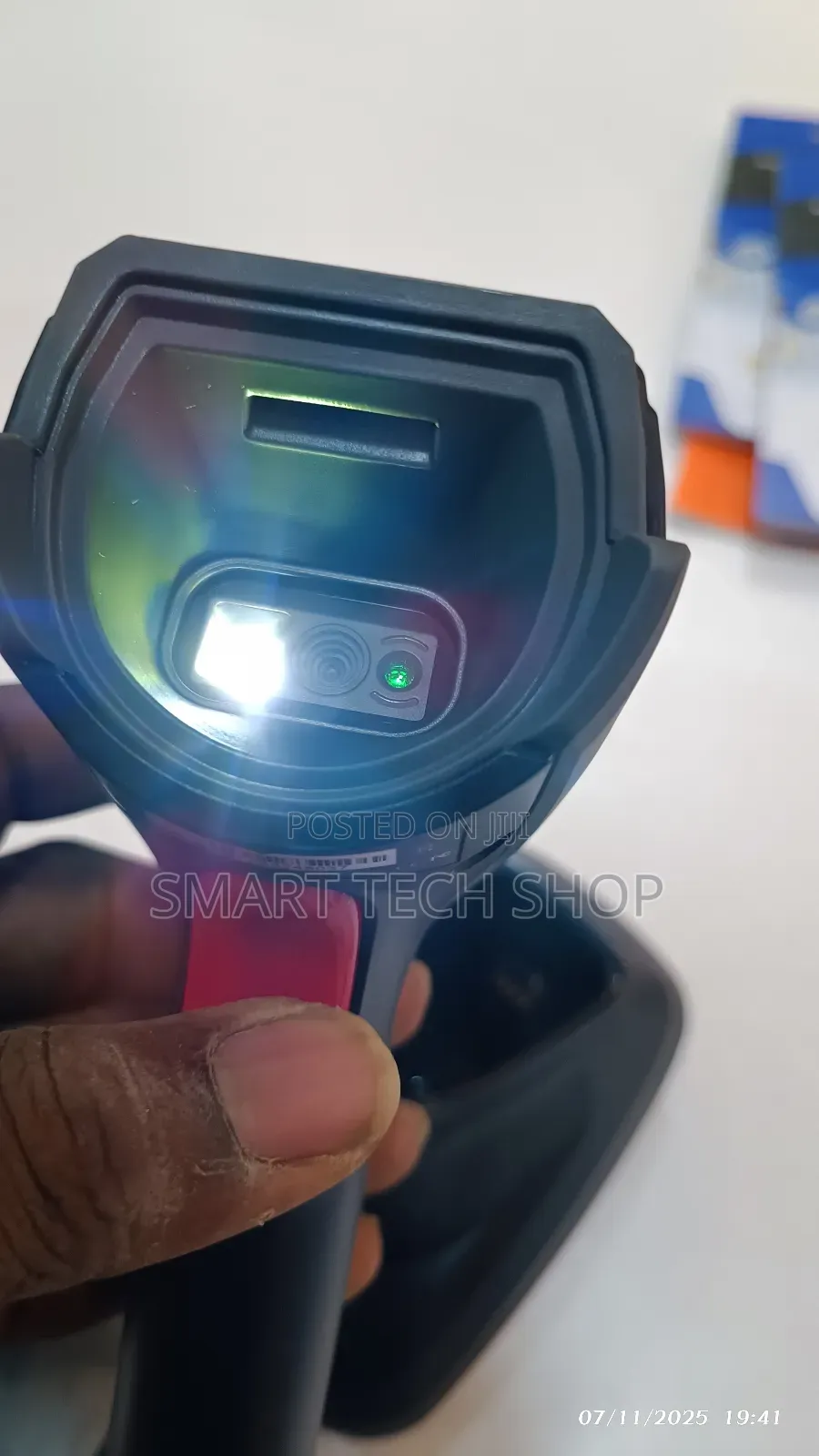 2d Handheld Wireless + Bluetooth Barcode Qr Code Scanner + Charge Base