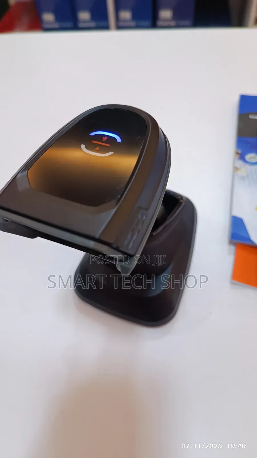 2d Handheld Wireless + Bluetooth Barcode Qr Code Scanner + Charge Base