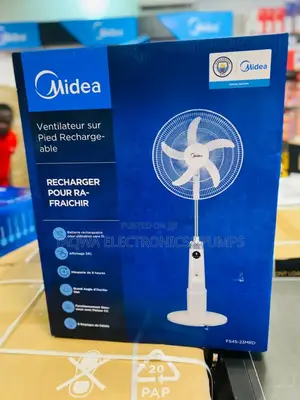 Quality Midea -, Rechargeable Fan