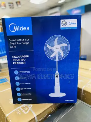 Powerful Midea 18” Rechargeable Fan