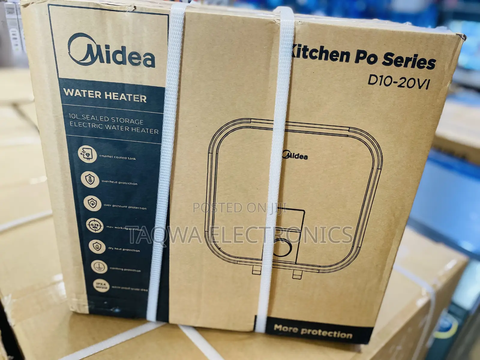 Portable Midea 10l Water Heater