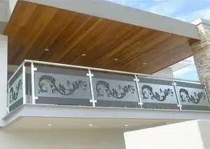 Sunrise Stainless Plain Glass Balcony
