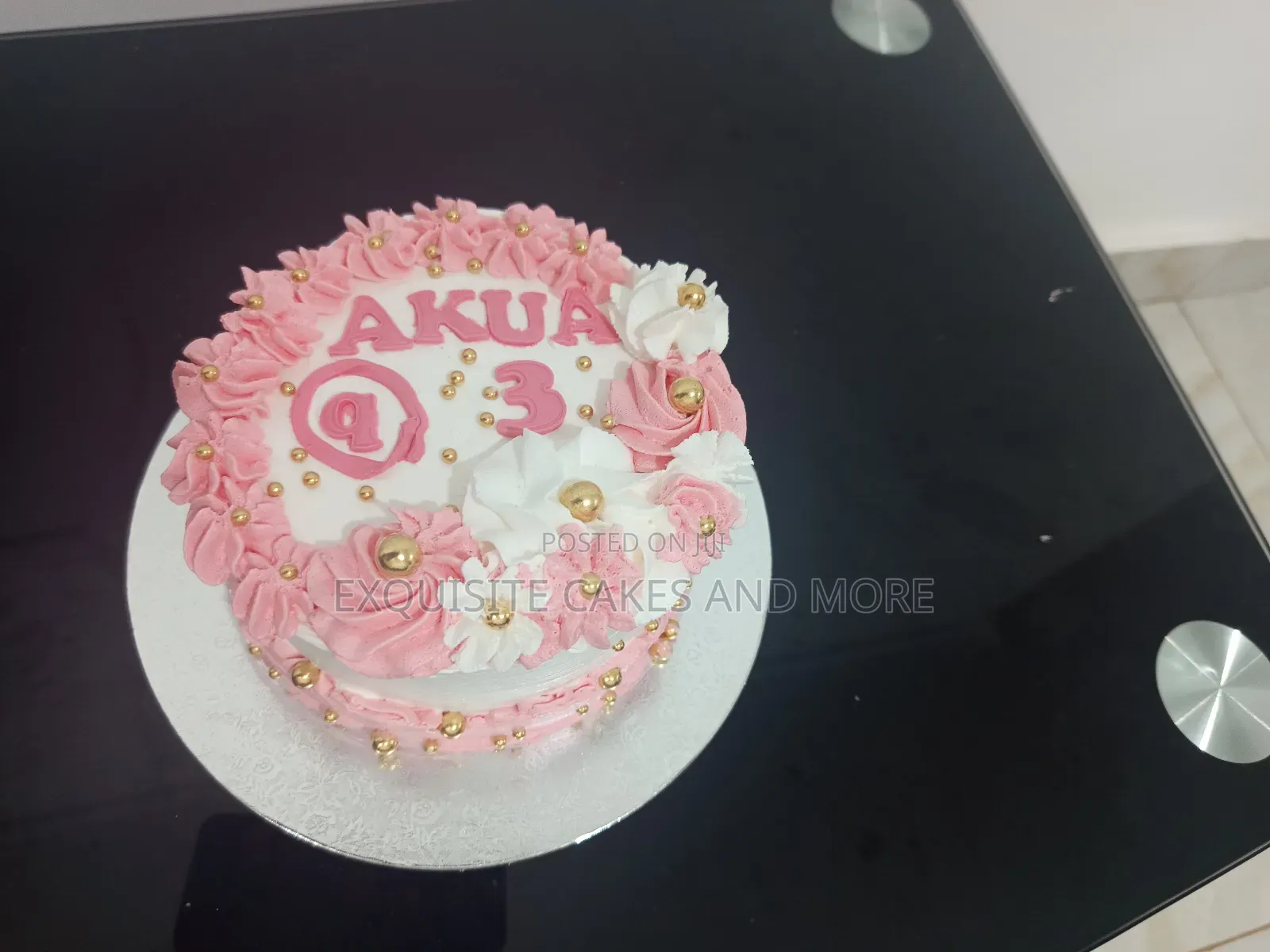 Cute Pink Birthday Cake, Order Now