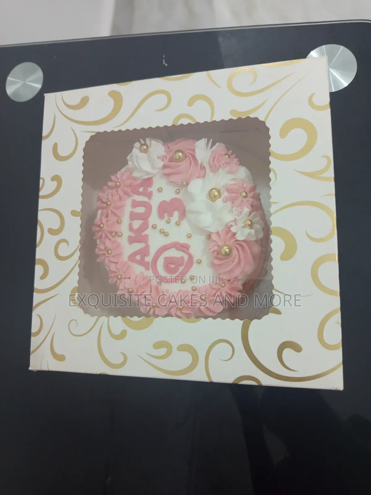 Cute Pink Birthday Cake, Order Now