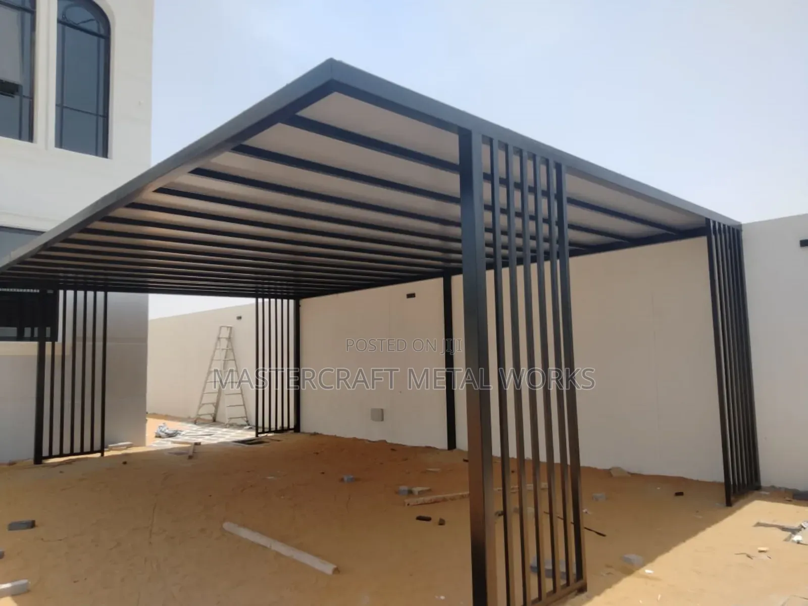 Metal Gazebo Pergola for Resting Area Garden