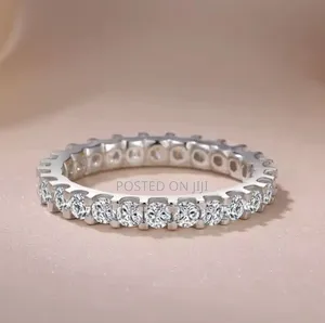 Iced Dainty Luxury Engagement Ring