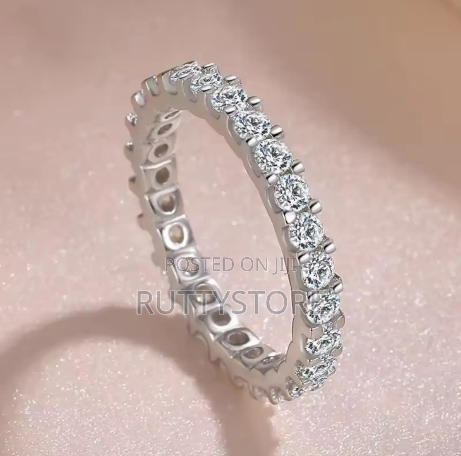 Iced Dainty Luxury Engagement Ring