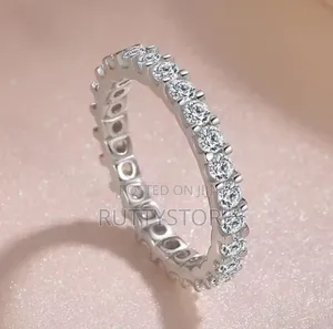 Iced Dainty Luxury Engagement Ring
