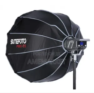 Sutefoto PWX- 95cm Softbox Speedlite Umbrella Honeycomb Grid Flash