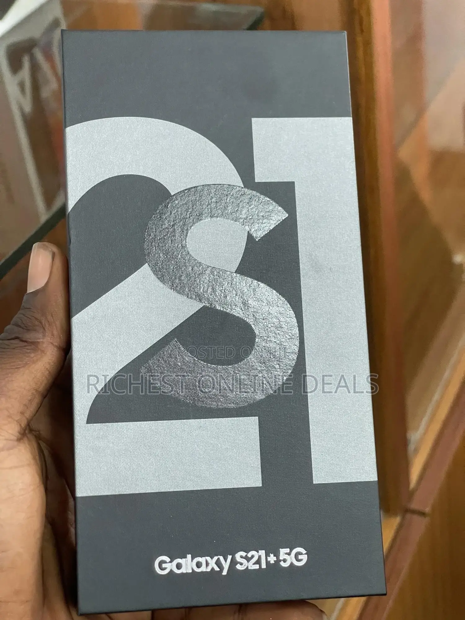 New Samsung Galaxy S21+ 5G 256 GB Black