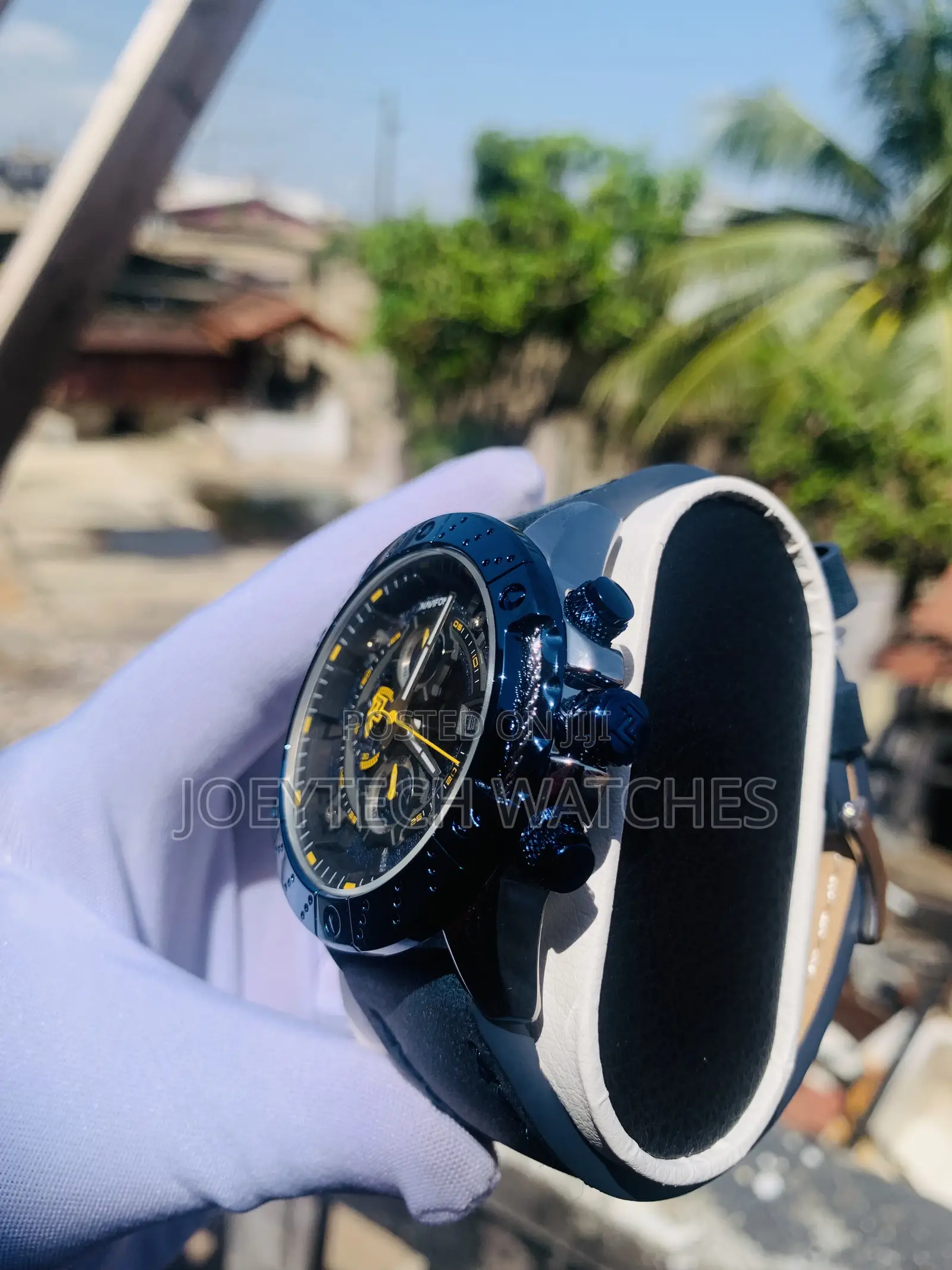 Authentic Naviforce Chronograph Leather Watches in Ghana