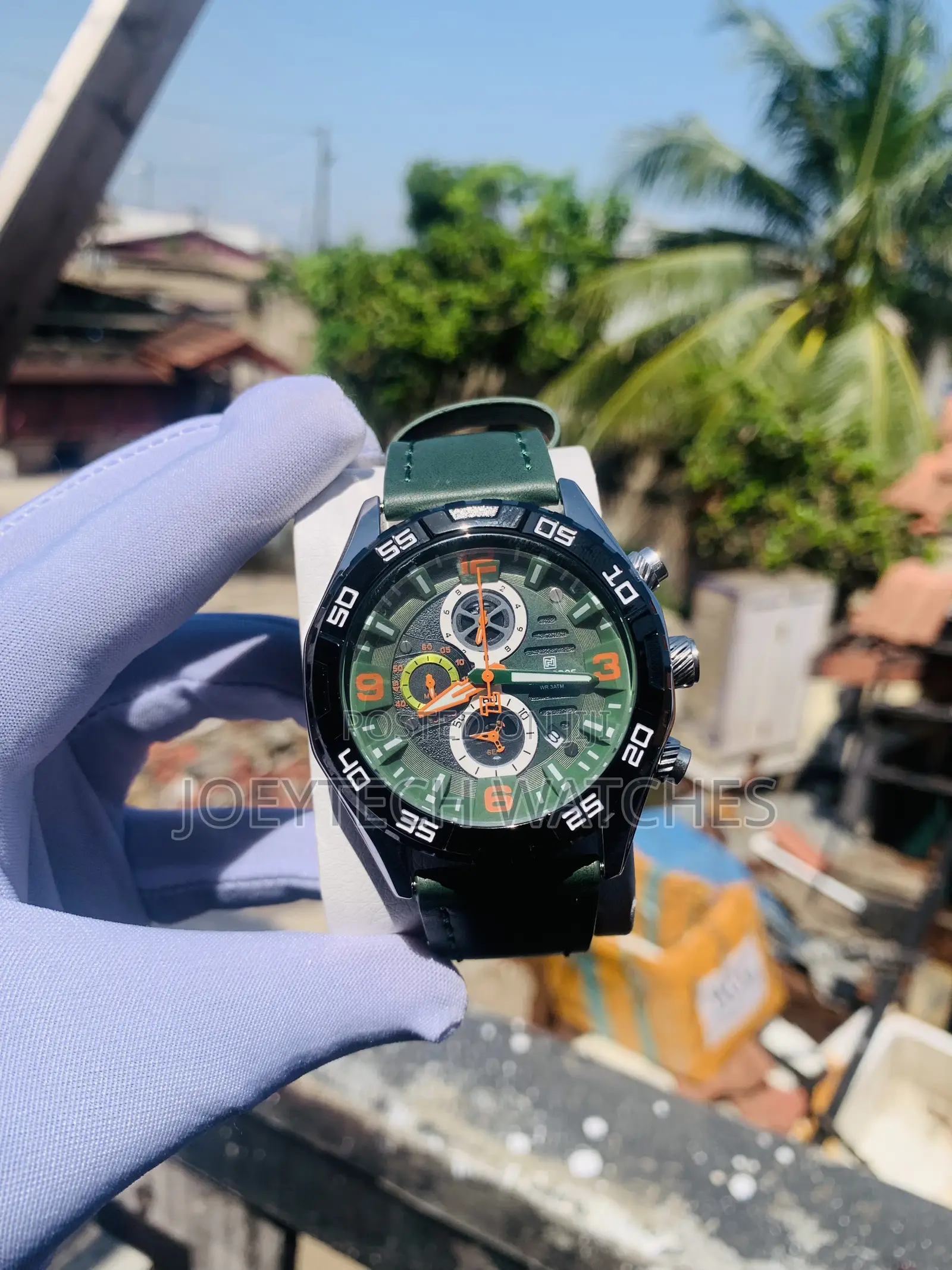Authentic Naviforce Chronograph Leather Watches in Ghana