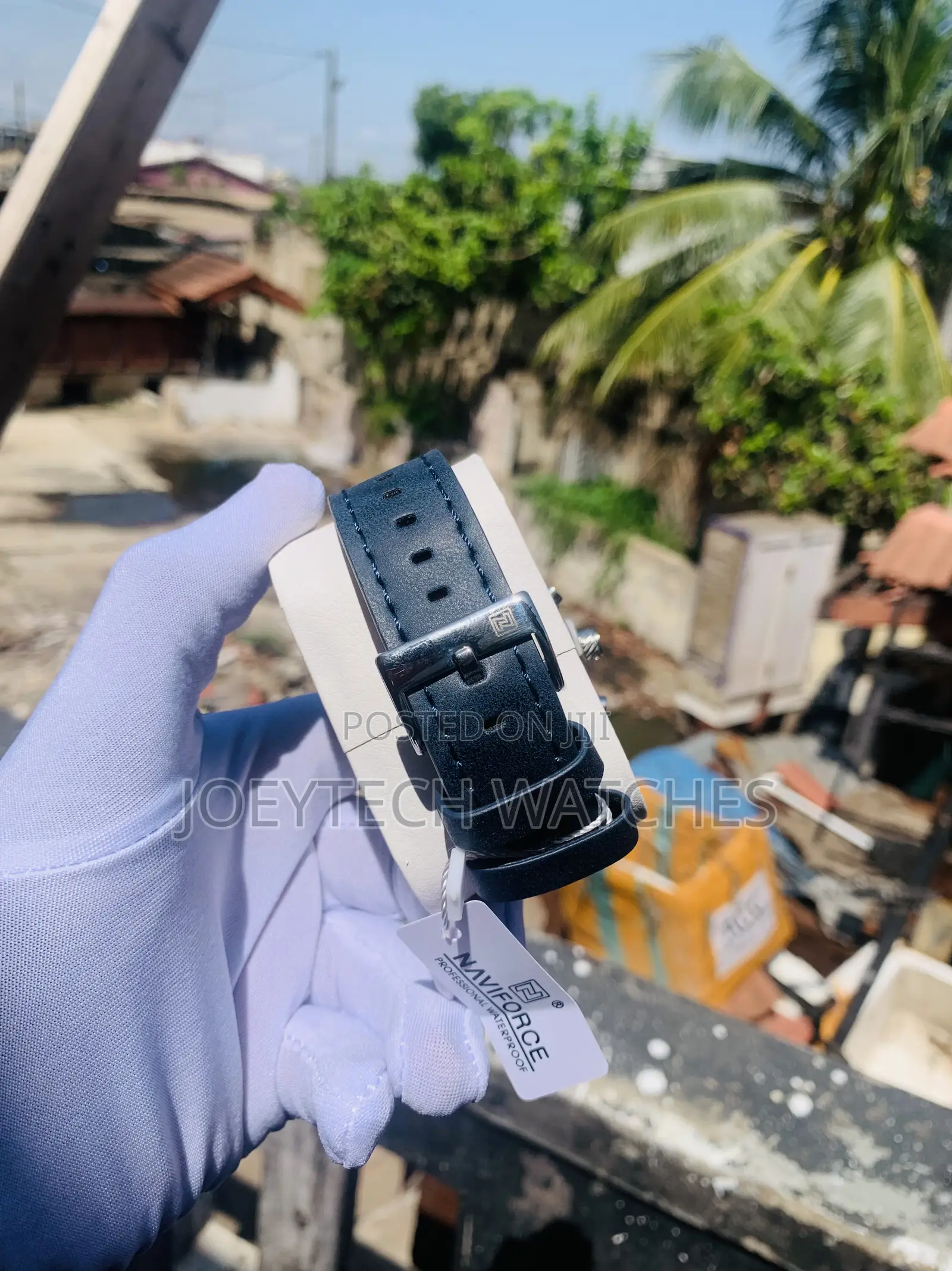 Authentic Naviforce Chronograph Leather Watches in Ghana