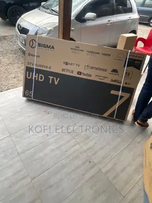 Sigma 65′′ Uhd Smart Tv Frameless Big‐Screen Experience