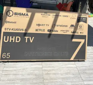 Clear Led Smart Uhd Sigma 65 Inch Digital Satellite New Tv