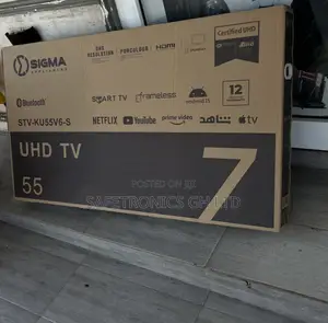 Newly Bulky 55 Inch Smart Led Uhd Sigma Digital Satellite Tv