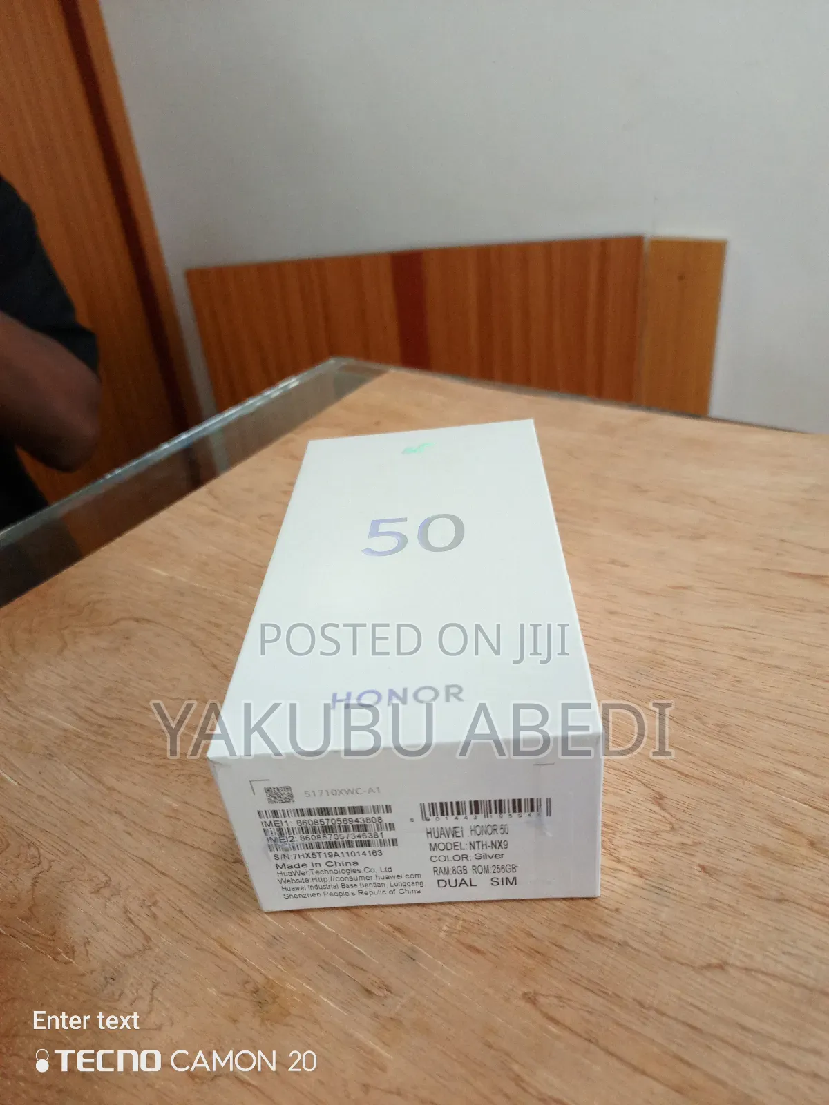 New Honor 50 256 GB Black