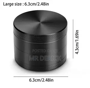 63mm 4 Layers Premium Zinc Alloy Herb Grinders for Smoking