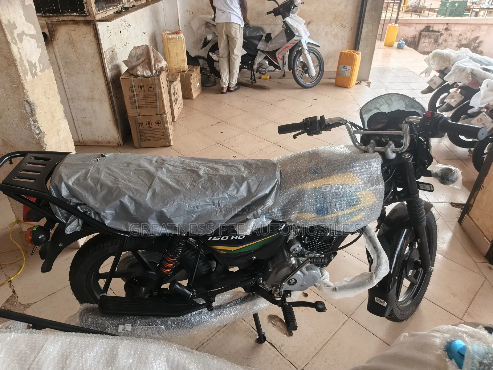 New Bajaj Boxer 150 UG 2025 Black