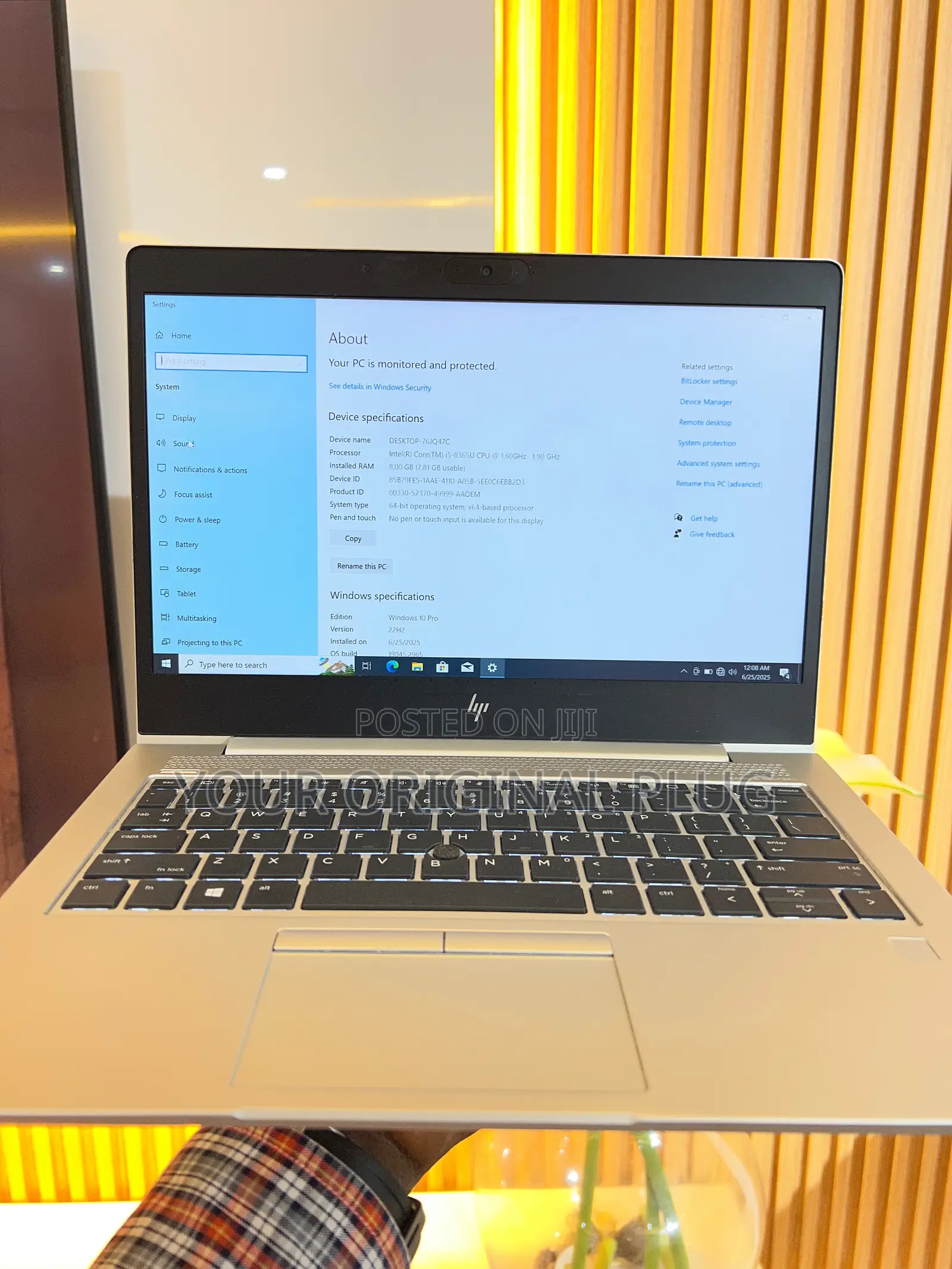 Laptop HP EliteBook 830 G6 8GB Intel Core i5 SSD 256GB