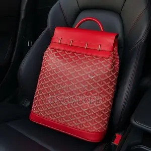 Goyard Leather Solid Waterproof Backpacks