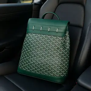 Goyard Leather Solid Waterproof Backpacks