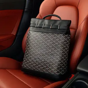 Goyard Leather Solid Waterproof Backpacks