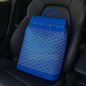 Goyard Leather Solid Waterproof Backpacks