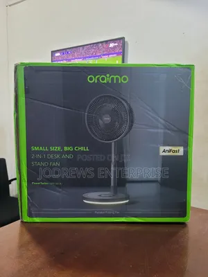 Oraimo Power Turbo 4000mah Portable Folding Fan