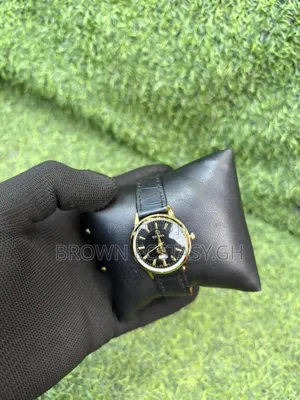 Omega Leather Ladies Watch
