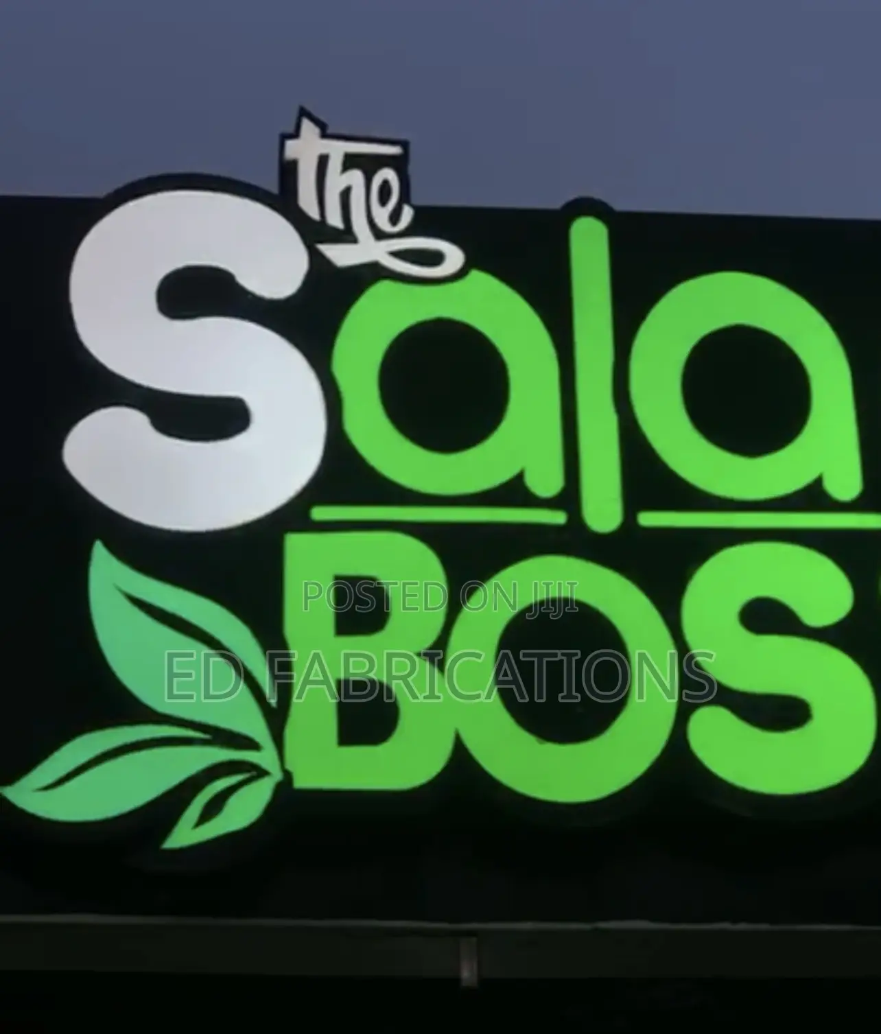 3d Signage With Light
