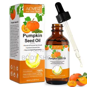 Pumpkin Seed Oil – Cold-Pressed 100% Pure, for Hair, Dry Skin Face