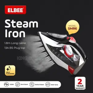 Elbee Smr6 Steam Iron(White Black)