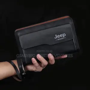 Men’S High Quality Jeep Purse Black
