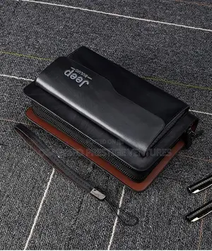 Men’S High Quality Jeep Purse Black