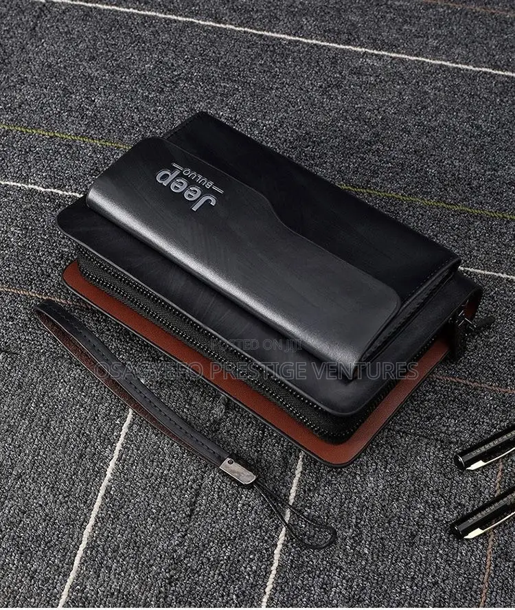 Men’S High Quality Jeep Purse Black