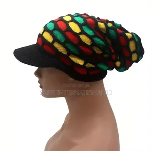 ♡Jamaican Classic Breathable Man/Woman Reggae Rasta Hat" From Uptown♡