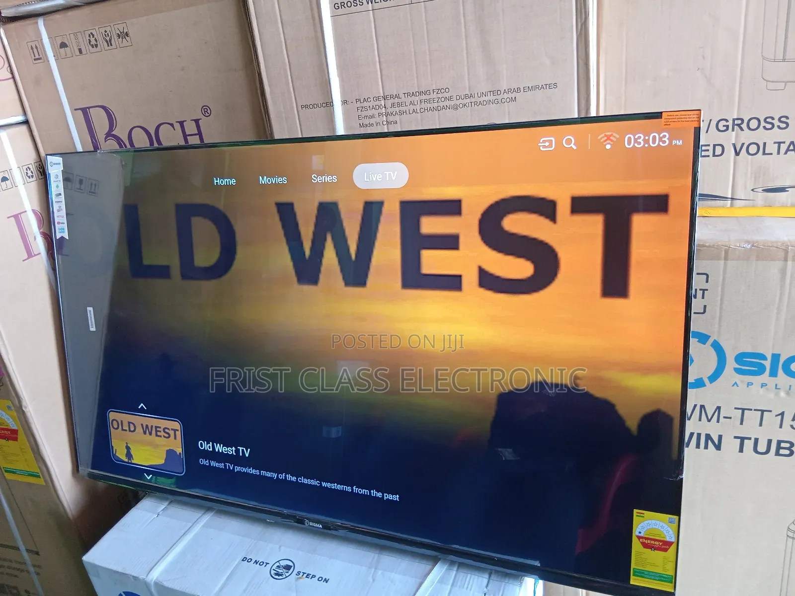 Sigma 55 Inches Android Smart Tv – Netflix Youtube Ready