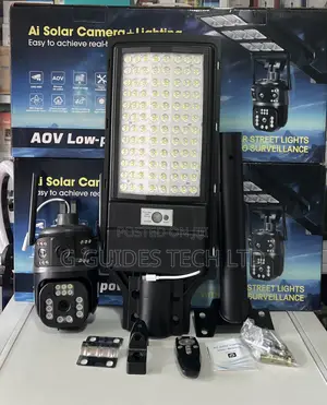 Ultra 4g Ai Aov Solar Street Light Camera 4mp