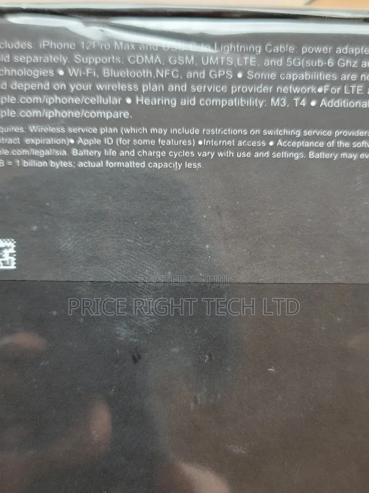 New Apple iPhone 12 Pro Max 256 GB Black