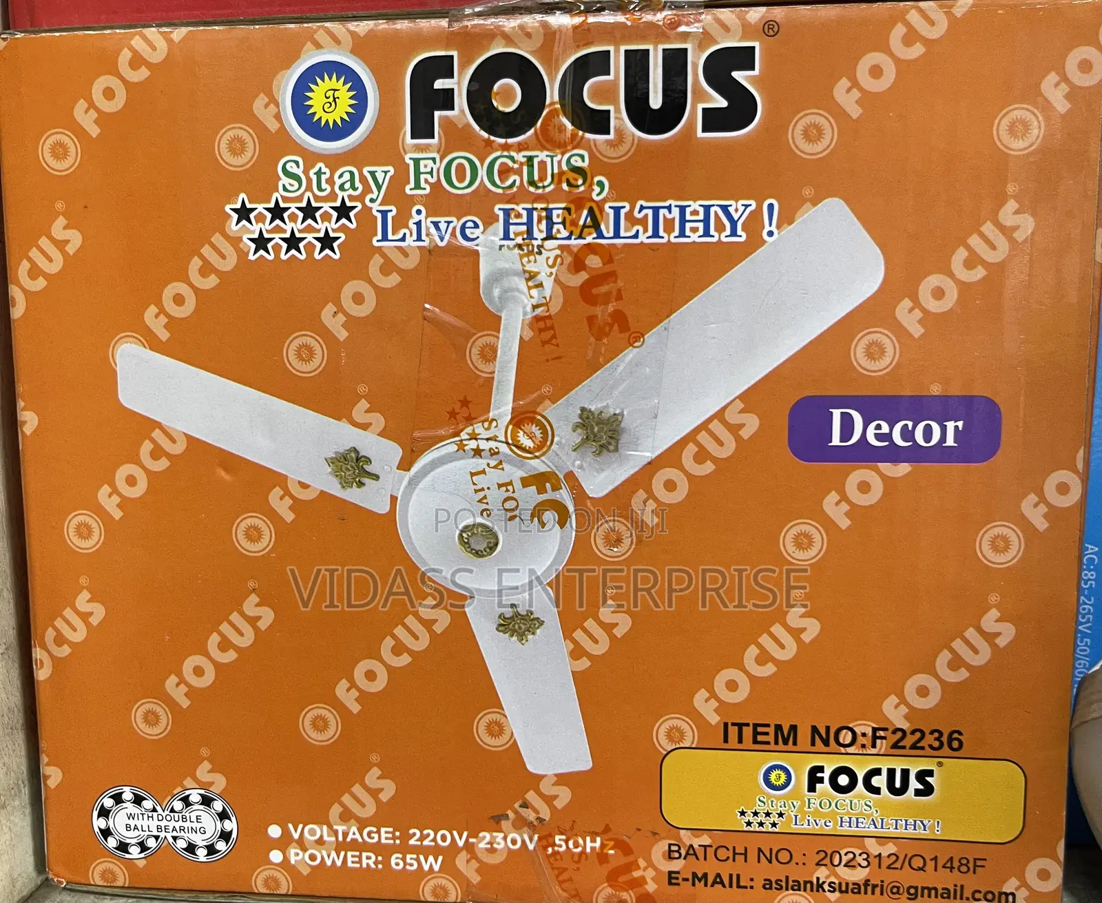 Focus Medium Ceiling Fan
