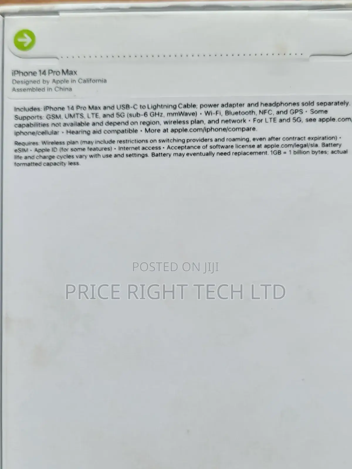 New Apple iPhone 14 Pro Max 256 GB Gold