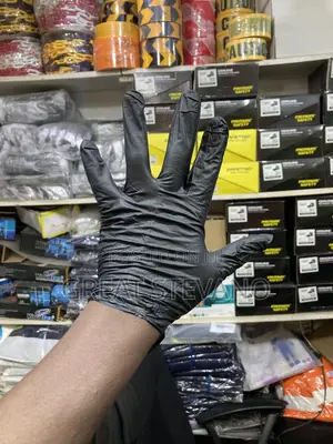 Black Disposable Hand Gloves